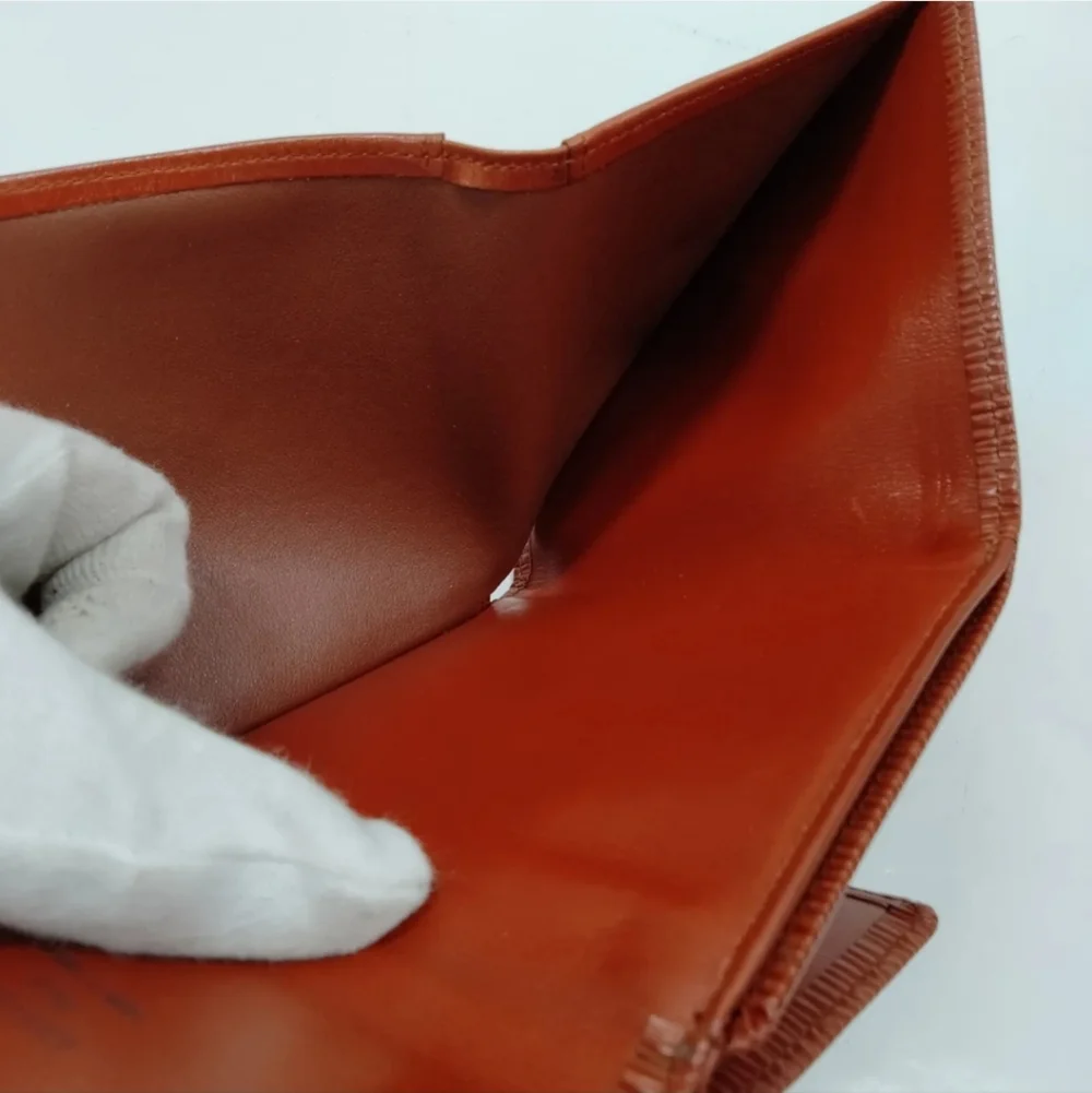 Louis Vuitton LV  Bi-fold Wallet  Portefeuille Elise Brown Epi